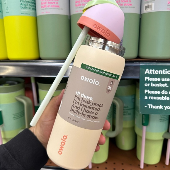 Owala Freesip 32oz Water Bottle Whole Foods Exclusive Desert Bloom NEW!!! - Picture 3 of 7